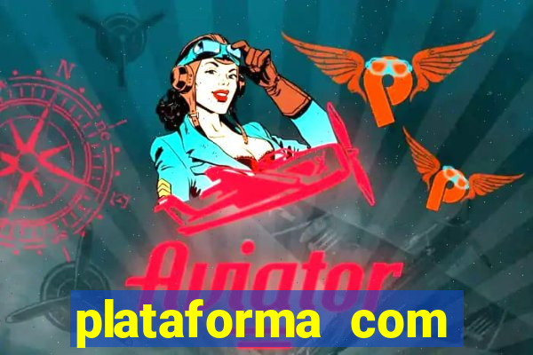 plataforma com chuva de dinheiro